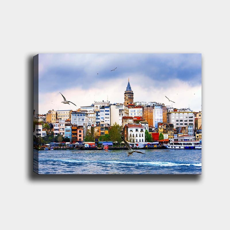 Dekorativ Canvasbilde 70x100 cm - Flerfarget - Interiør - Maleri & posters - Lerretsbilder