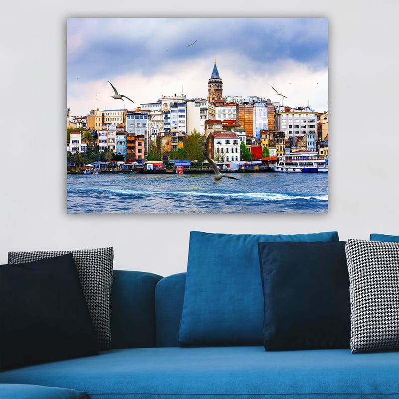 Dekorativ Canvasbilde 70x100 cm - Flerfarget - Interiør - Maleri & posters - Lerretsbilder