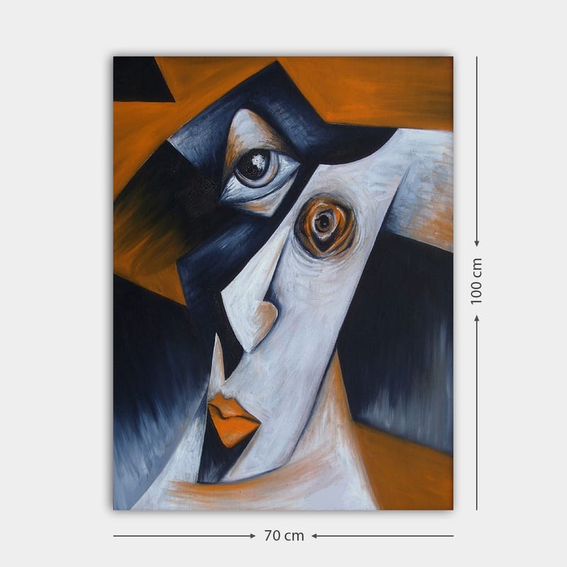 Dekorativ Canvasbilde 70x100 cm - Flerfarget - Interiør - Maleri & posters - Lerretsbilder