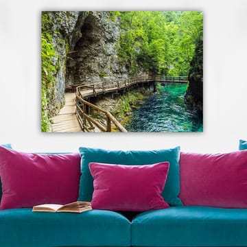 Dekorativ Canvasbilde 70x100 cm - Flerfarget - Interiør - Maleri & posters - Lerretsbilder
