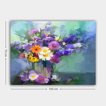 Dekorativ Canvasbilde 70x100 cm - Flerfarget - Interiør - Maleri & posters - Lerretsbilder