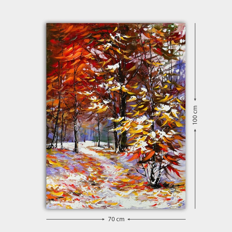 Dekorativ Canvasbilde 70x100 cm - Flerfarget - Interiør - Maleri & posters - Lerretsbilder