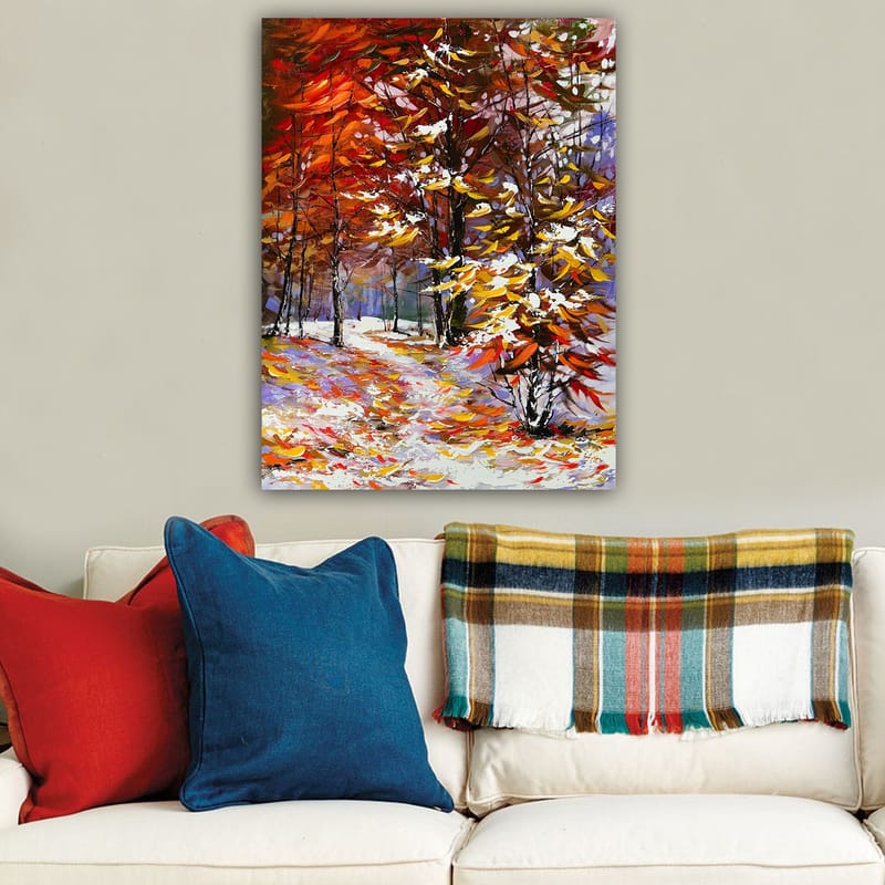 Dekorativ Canvasbilde 70x100 cm - Flerfarget - Interiør - Maleri & posters - Lerretsbilder