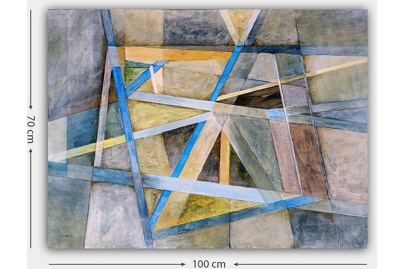 Dekorativ Canvasbilde 70x100 cm - Flerfarget - Interiør - Maleri & posters - Lerretsbilder