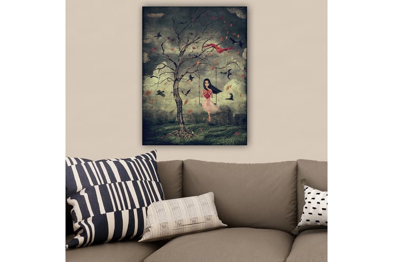 Dekorativ Canvasbilde 70x100 cm - Flerfarget - Interiør - Maleri & posters - Lerretsbilder