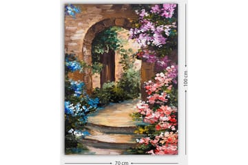 Dekorativ Canvasbilde 70x100 cm - Flerfarget - Interiør - Maleri & posters - Lerretsbilder