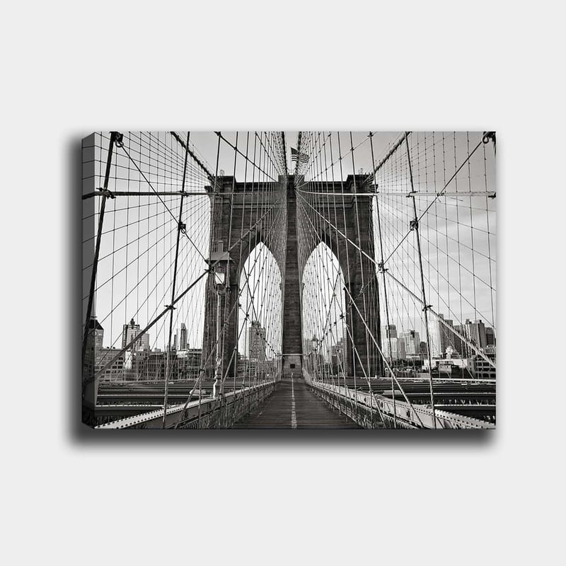 Dekorativ Canvasbilde 70x100 cm - Flerfarget - Interiør - Maleri & posters - Lerretsbilder