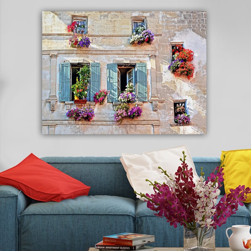 Dekorativ Canvasbilde 70x100 cm - Flerfarget - Interiør - Maleri & posters - Lerretsbilder