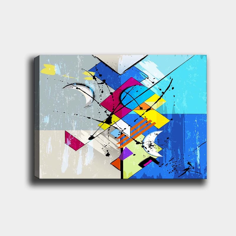 Dekorativ Canvasbilde 70x100 cm - Flerfarget - Interiør - Maleri & posters - Lerretsbilder