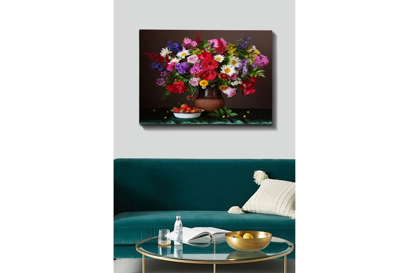 Dekorativ Canvasbilde 70x100 cm - Flerfarget - Interiør - Maleri & posters - Lerretsbilder