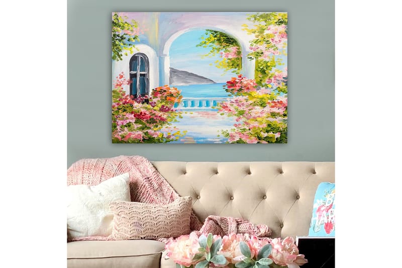 Dekorativ Canvasbilde 70x100 cm - Flerfarget - Interiør - Maleri & posters - Lerretsbilder