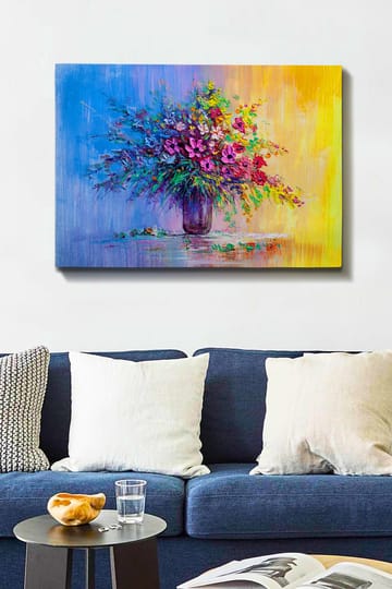 Dekorativ Canvasbilde 70x100 cm - Flerfarget - Interiør - Maleri & posters - Lerretsbilder