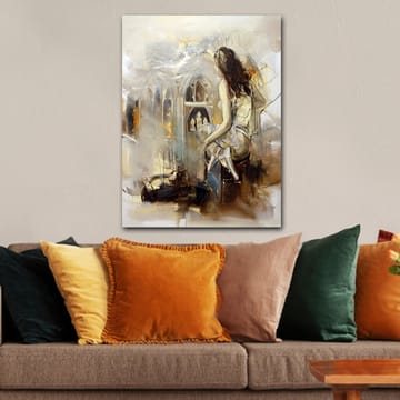Dekorativ Canvasbilde 70x100 cm - Flerfarget - Interiør - Maleri & posters - Lerretsbilder
