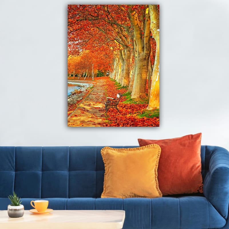 Dekorativ Canvasbilde 70x100 cm - Flerfarget - Interiør - Maleri & posters - Lerretsbilder