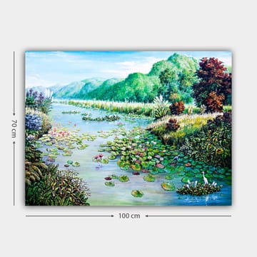 Dekorativ Canvasbilde 70x100 cm - Flerfarget - Interiør - Maleri & posters - Lerretsbilder
