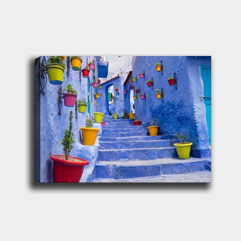 Dekorativ Canvasbilde 70x100 cm - Flerfarget - Interiør - Maleri & posters - Lerretsbilder