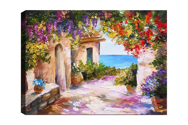 Dekorativ Canvasbilde 70x100 cm - Flerfarget - Interiør - Maleri & posters - Lerretsbilder