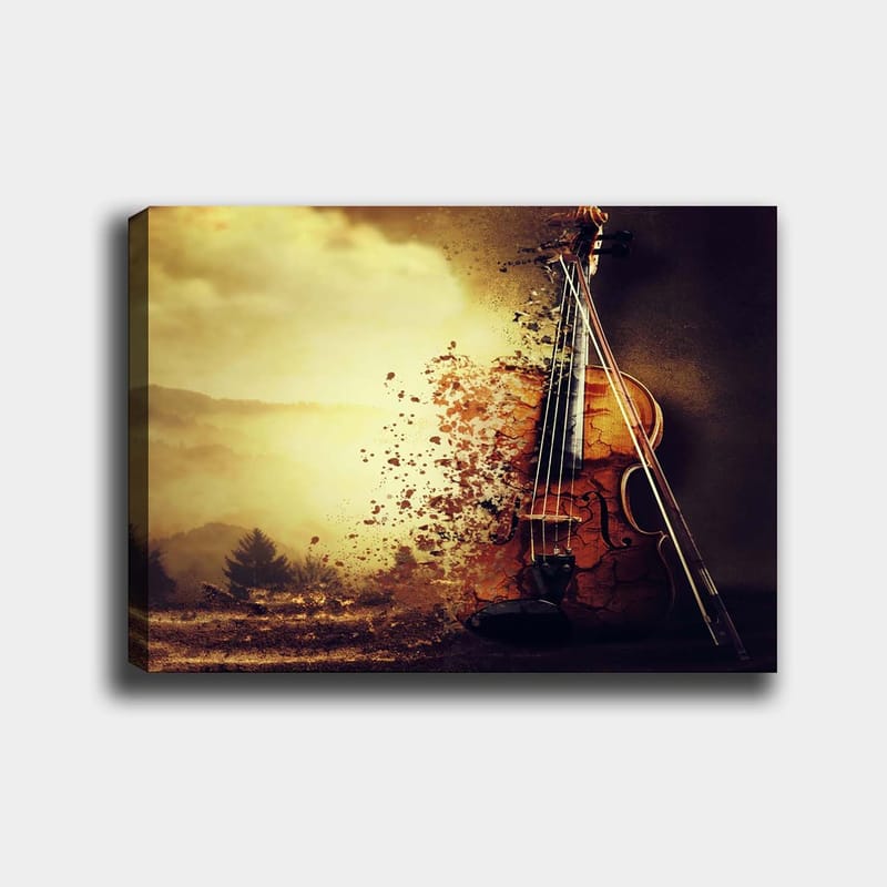 Dekorativ Canvasbilde 70x100 cm - Flerfarget - Interiør - Maleri & posters - Lerretsbilder