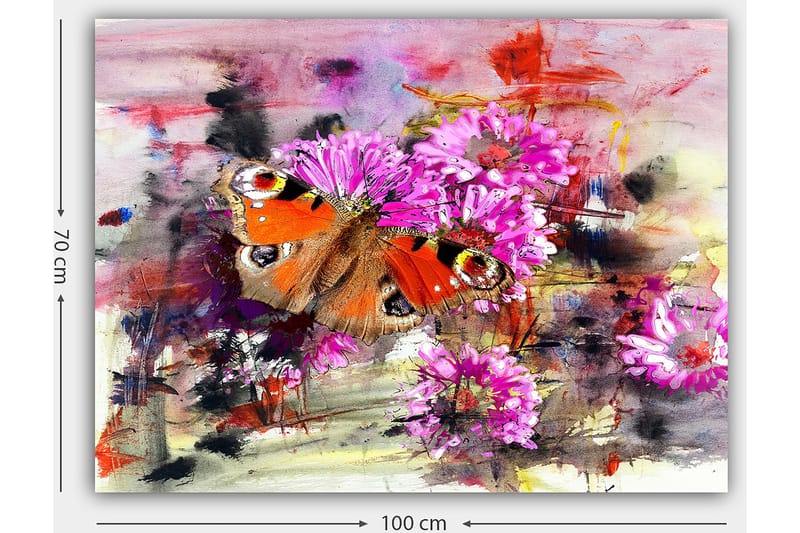 Dekorativ Canvasbilde 70x100 cm - Flerfarget - Interiør - Maleri & posters - Lerretsbilder