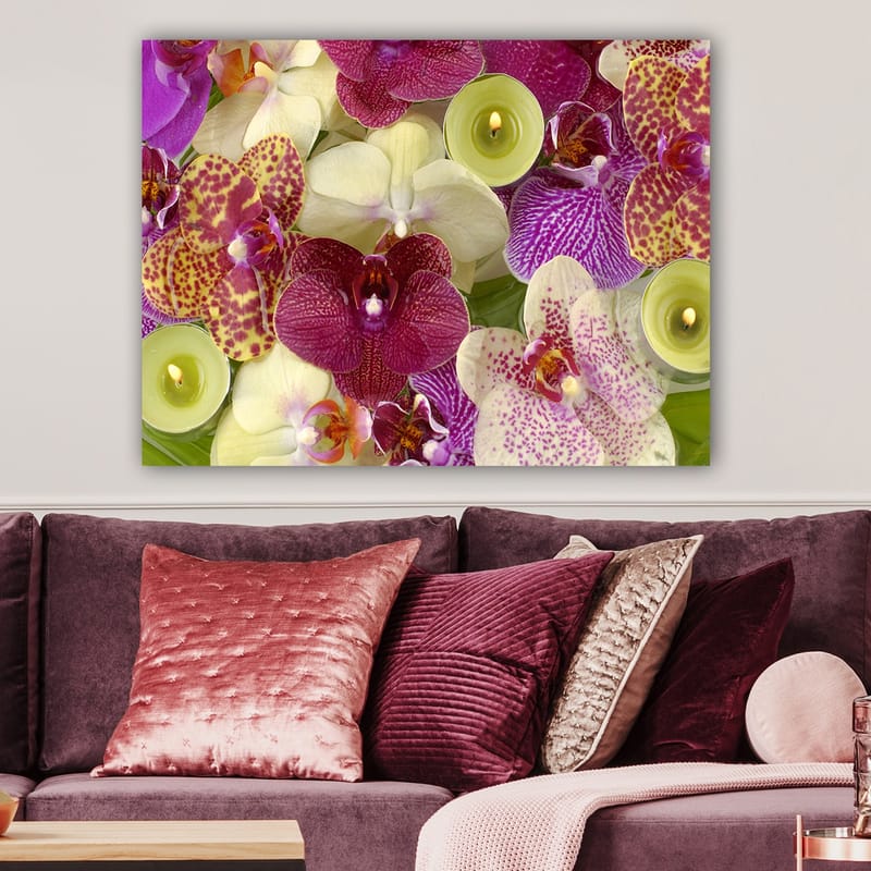 Dekorativ Canvasbilde 70x100 cm - Flerfarget - Interiør - Maleri & posters - Lerretsbilder