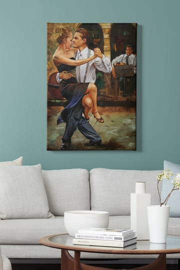 Dekorativ Canvasbilde 70x100 cm - Flerfarget - Interiør - Maleri & posters - Lerretsbilder