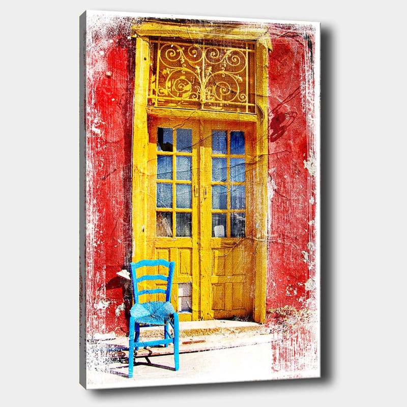Dekorativ Canvasbilde 70x100 cm - Flerfarget - Interiør - Maleri & posters - Lerretsbilder