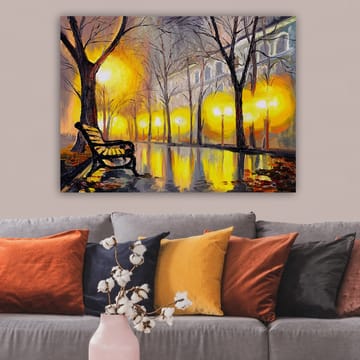 Dekorativ Canvasbilde 70x100 cm - Flerfarget - Interiør - Maleri & posters - Lerretsbilder