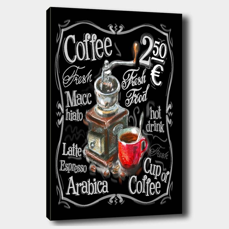 Dekorativ Canvasbilde 70x100 cm - Flerfarget - Interiør - Maleri & posters - Lerretsbilder