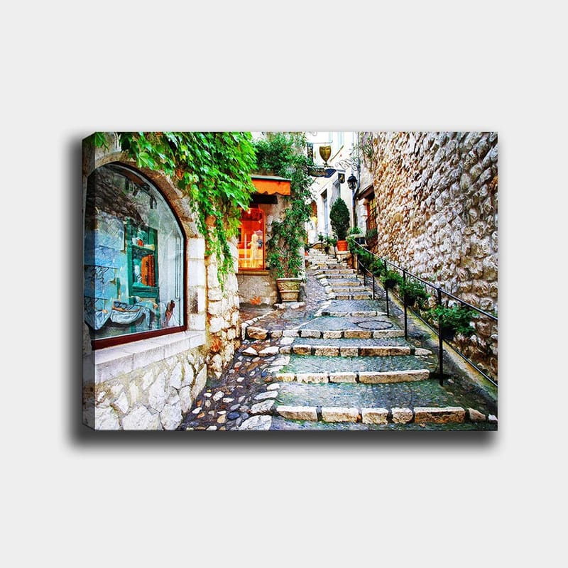 Dekorativ Canvasbilde 70x100 cm - Flerfarget - Interiør - Maleri & posters - Lerretsbilder