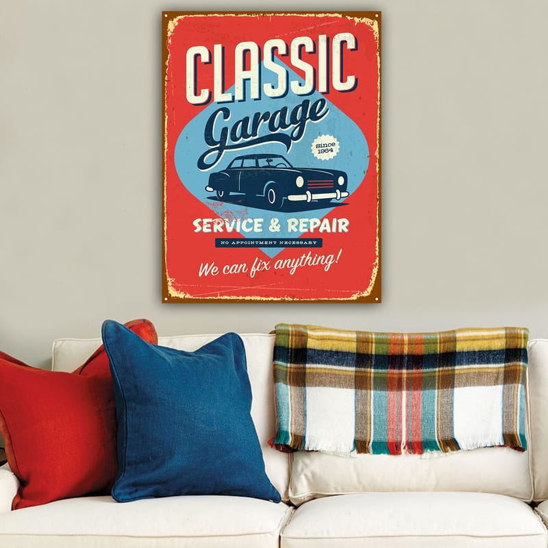 Dekorativ Canvasbilde 70x100 cm - Flerfarget - Interiør - Maleri & posters - Lerretsbilder