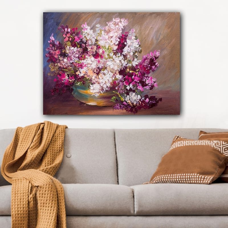 Dekorativ Canvasbilde 70x100 cm - Flerfarget - Interiør - Maleri & posters - Lerretsbilder