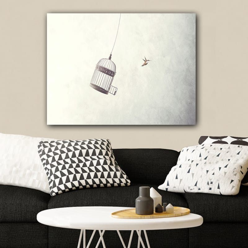 Dekorativ Canvasbilde 70x100 cm - Flerfarget - Interiør - Maleri & posters - Lerretsbilder