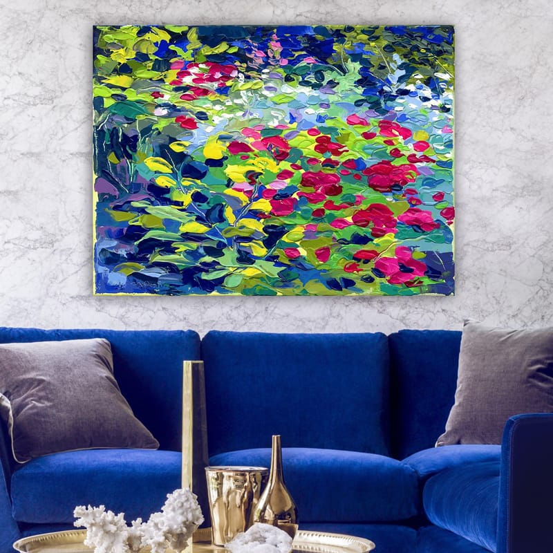 Dekorativ Canvasbilde 70x100 cm - Flerfarget - Interiør - Maleri & posters - Lerretsbilder