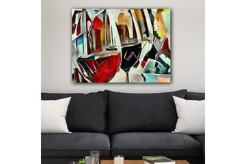 Dekorativ Canvasbilde 70x100 cm - Flerfarget - Interiør - Maleri & posters - Lerretsbilder