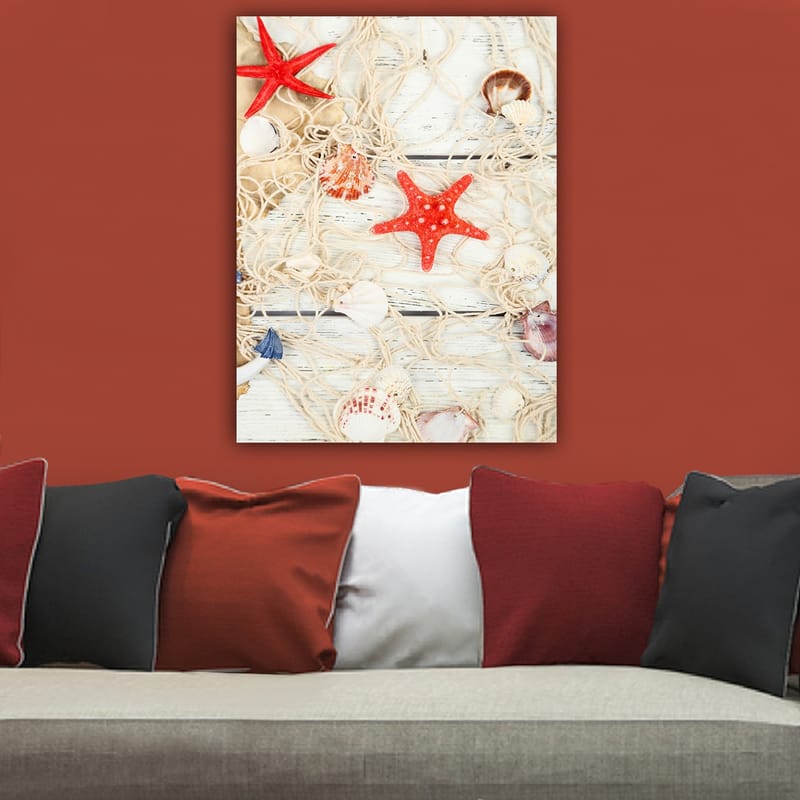 Dekorativ Canvasbilde 70x100 cm - Flerfarget - Interiør - Maleri & posters - Lerretsbilder
