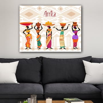 Dekorativ Canvasbilde 70x100 cm - Flerfarget - Interiør - Maleri & posters - Lerretsbilder