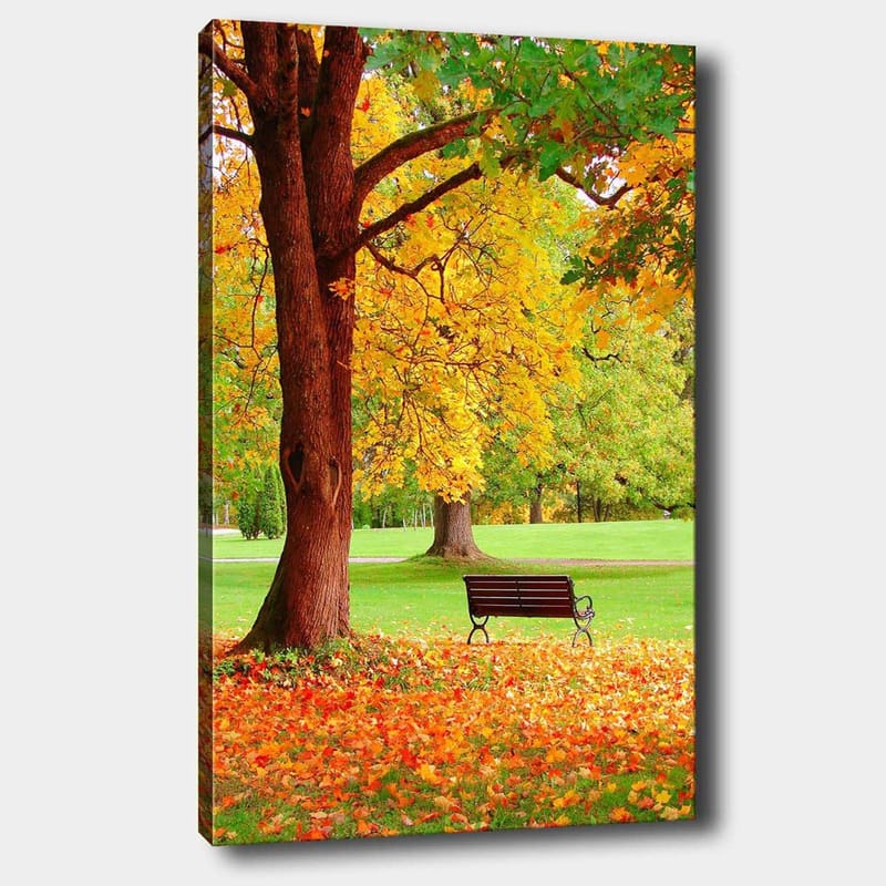 Dekorativ Canvasbilde 70x100 cm - Flerfarget - Interiør - Maleri & posters - Lerretsbilder