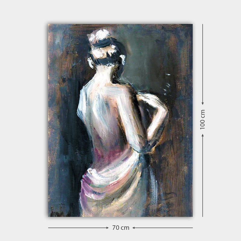 Dekorativ Canvasbilde 70x100 cm - Flerfarget - Interiør - Maleri & posters - Lerretsbilder