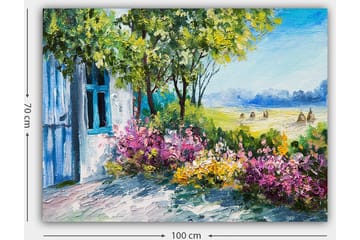 Dekorativ Canvasbilde 70x100 cm - Flerfarget - Interiør - Maleri & posters - Lerretsbilder