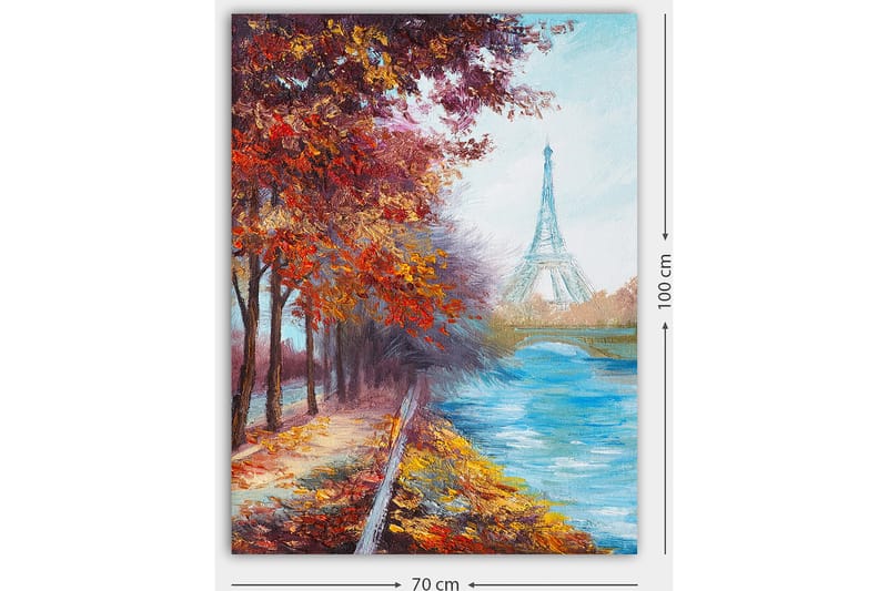 Dekorativ Canvasbilde 70x100 cm - Flerfarget - Interiør - Maleri & posters - Lerretsbilder