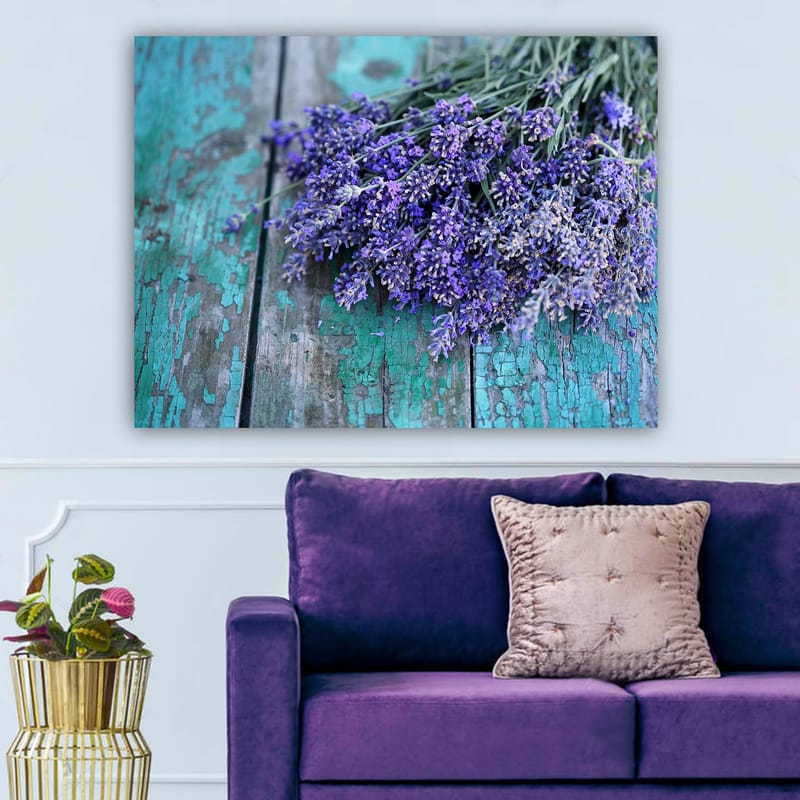 Dekorativ Canvasbilde 70x100 cm - Flerfarget - Interiør - Maleri & posters - Lerretsbilder