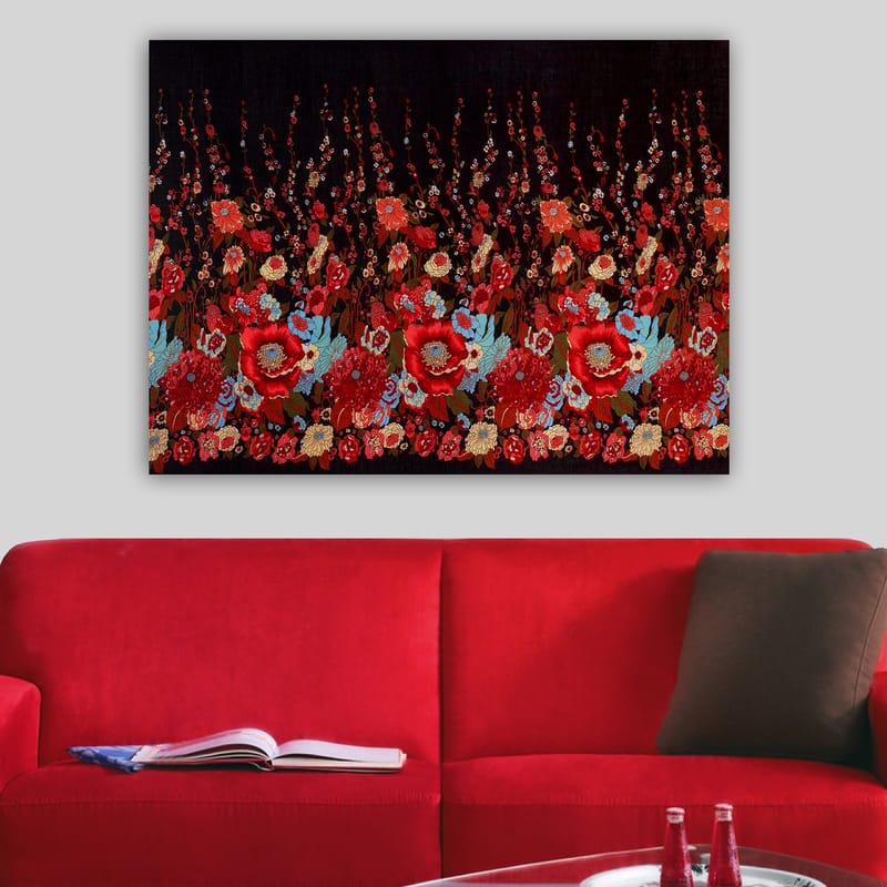 Dekorativ Canvasbilde 70x100 cm - Flerfarget - Interiør - Maleri & posters - Lerretsbilder