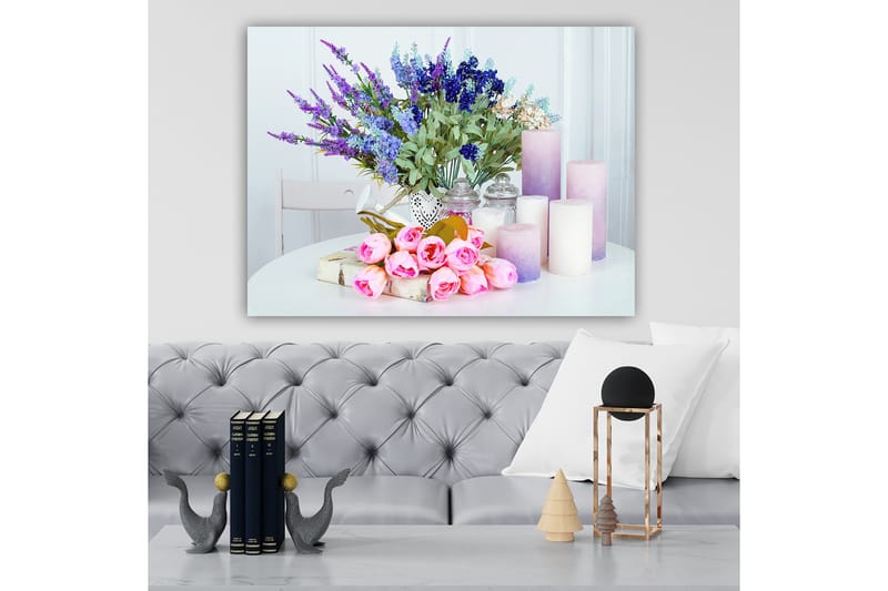 Dekorativ Canvasbilde 70x100 cm - Flerfarget - Interiør - Maleri & posters - Lerretsbilder