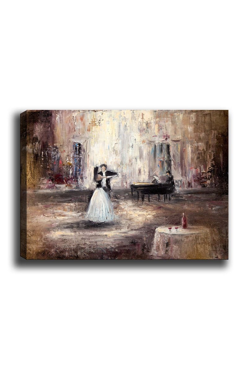 Dekorativ Canvasbilde 70x100 cm - Flerfarget - Interiør - Maleri & posters - Lerretsbilder