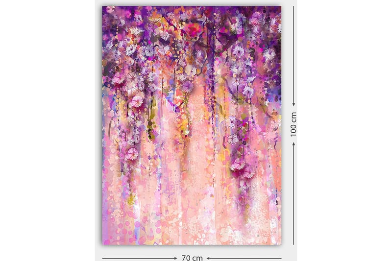 Dekorativ Canvasbilde 70x100 cm - Flerfarget - Interiør - Maleri & posters - Lerretsbilder