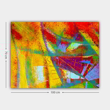 Dekorativ Canvasbilde 70x100 cm - Flerfarget - Interiør - Maleri & posters - Lerretsbilder