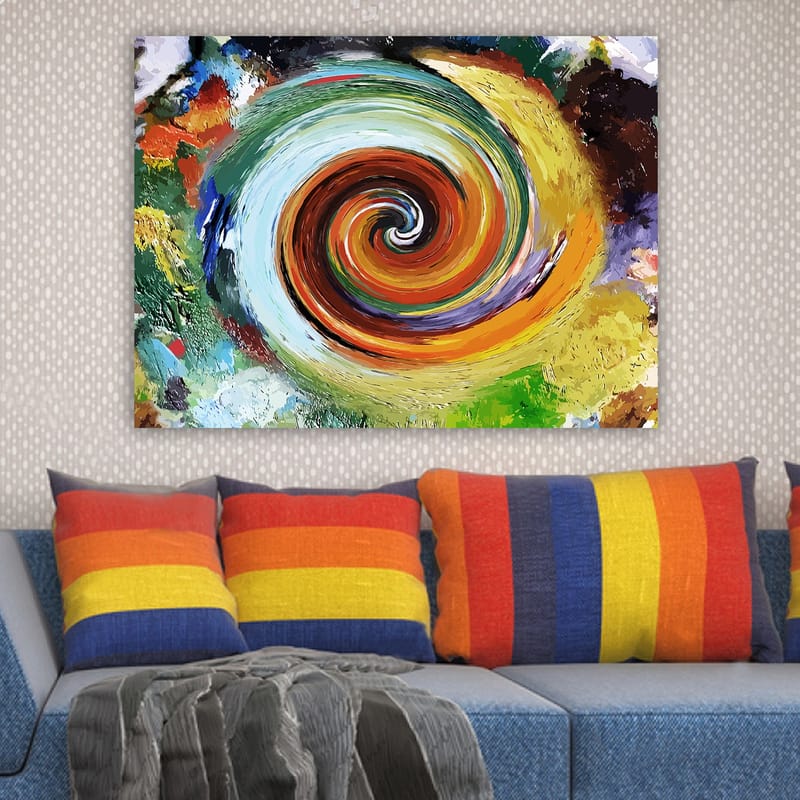 Dekorativ Canvasbilde 70x100 cm - Flerfarget - Interiør - Maleri & posters - Lerretsbilder