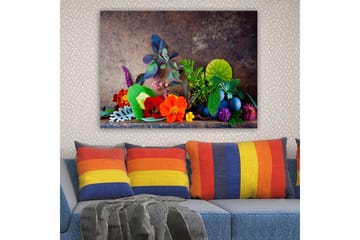 Dekorativ Canvasbilde 70x100 cm - Flerfarget - Interiør - Maleri & posters - Lerretsbilder