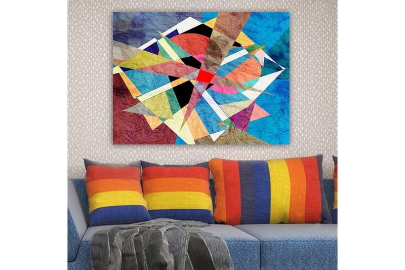 Dekorativ Canvasbilde 70x100 cm - Flerfarget - Interiør - Maleri & posters - Lerretsbilder