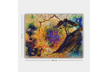 Dekorativ Canvasbilde 70x100 cm - Flerfarget - Interiør - Maleri & posters - Lerretsbilder
